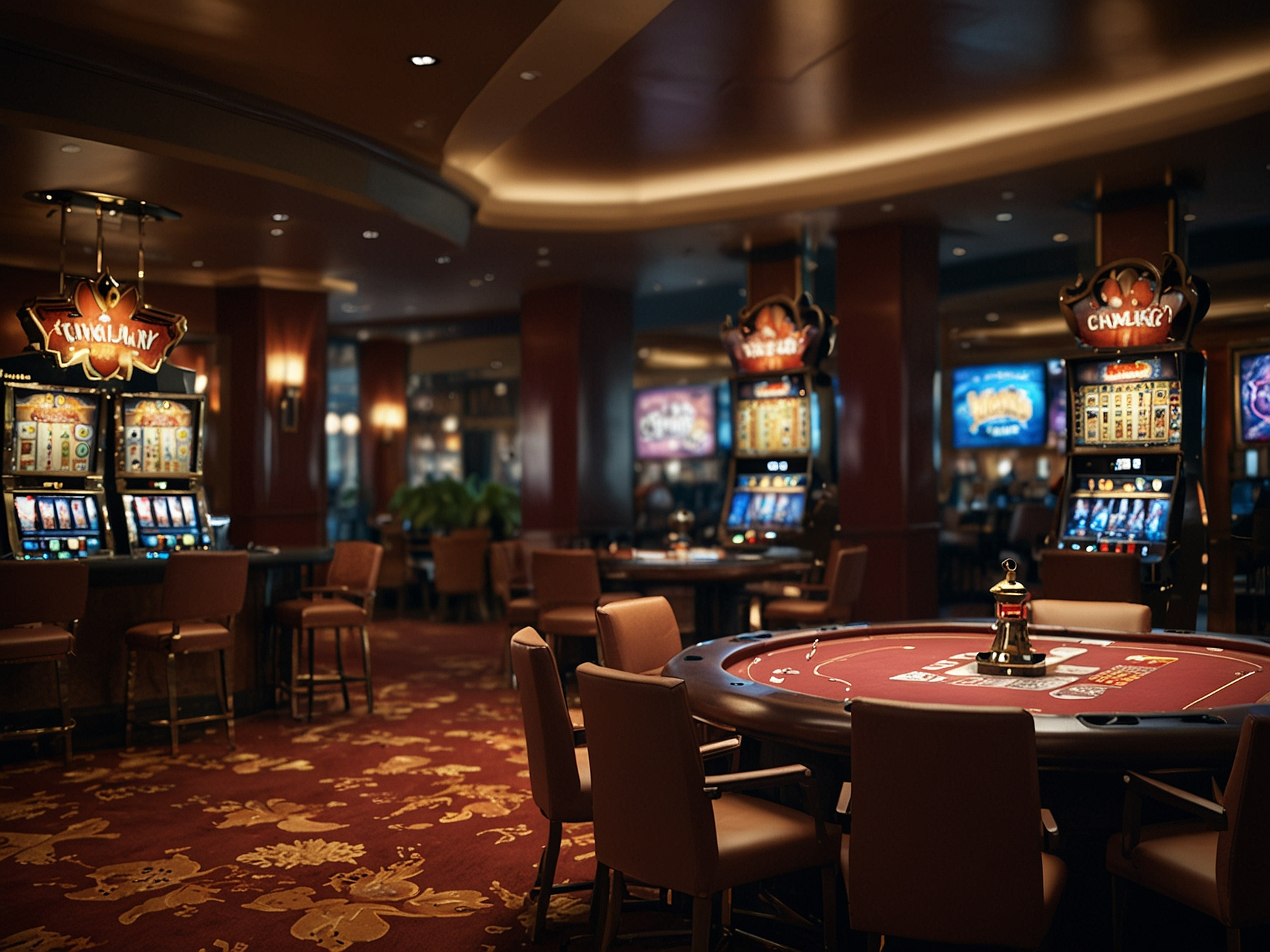 Widok wnętrza kasyna online Coral